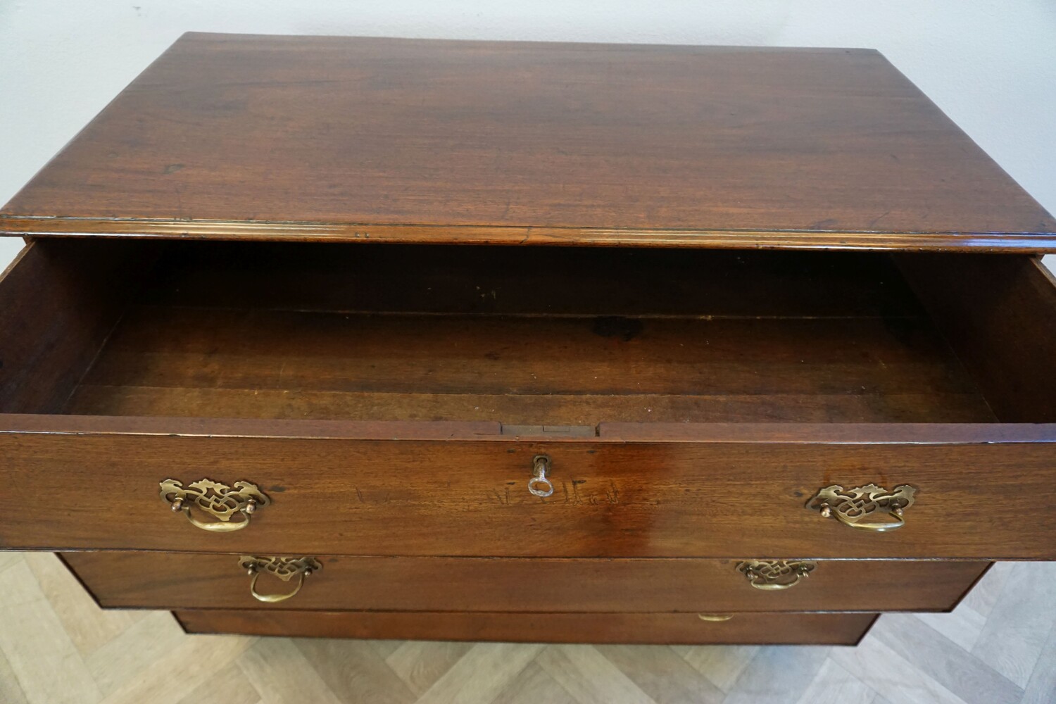 18th century mahogany chest of drawersSOLD