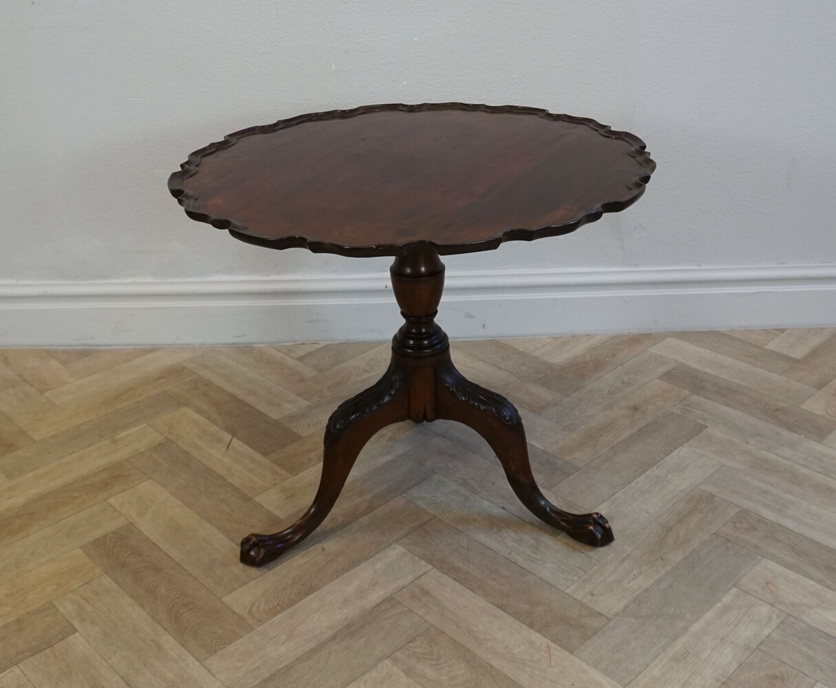 18th century piecrust tilt-top tableSOLD