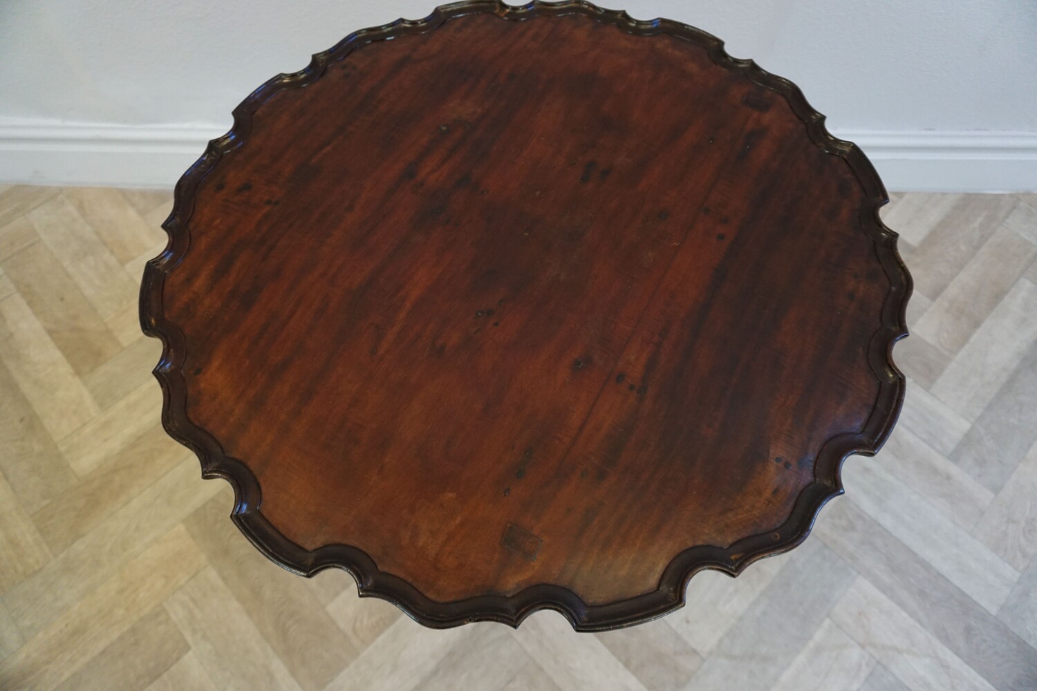 18th century piecrust tilt-top tableSOLD