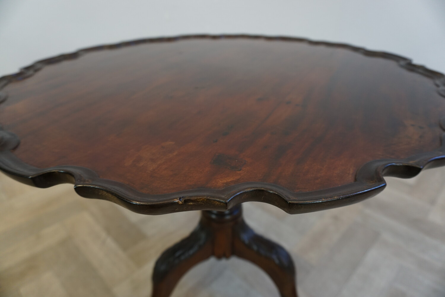 18th century piecrust tilt-top tableSOLD