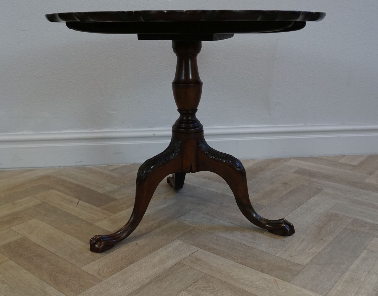 18th century piecrust tilt-top tableSOLD