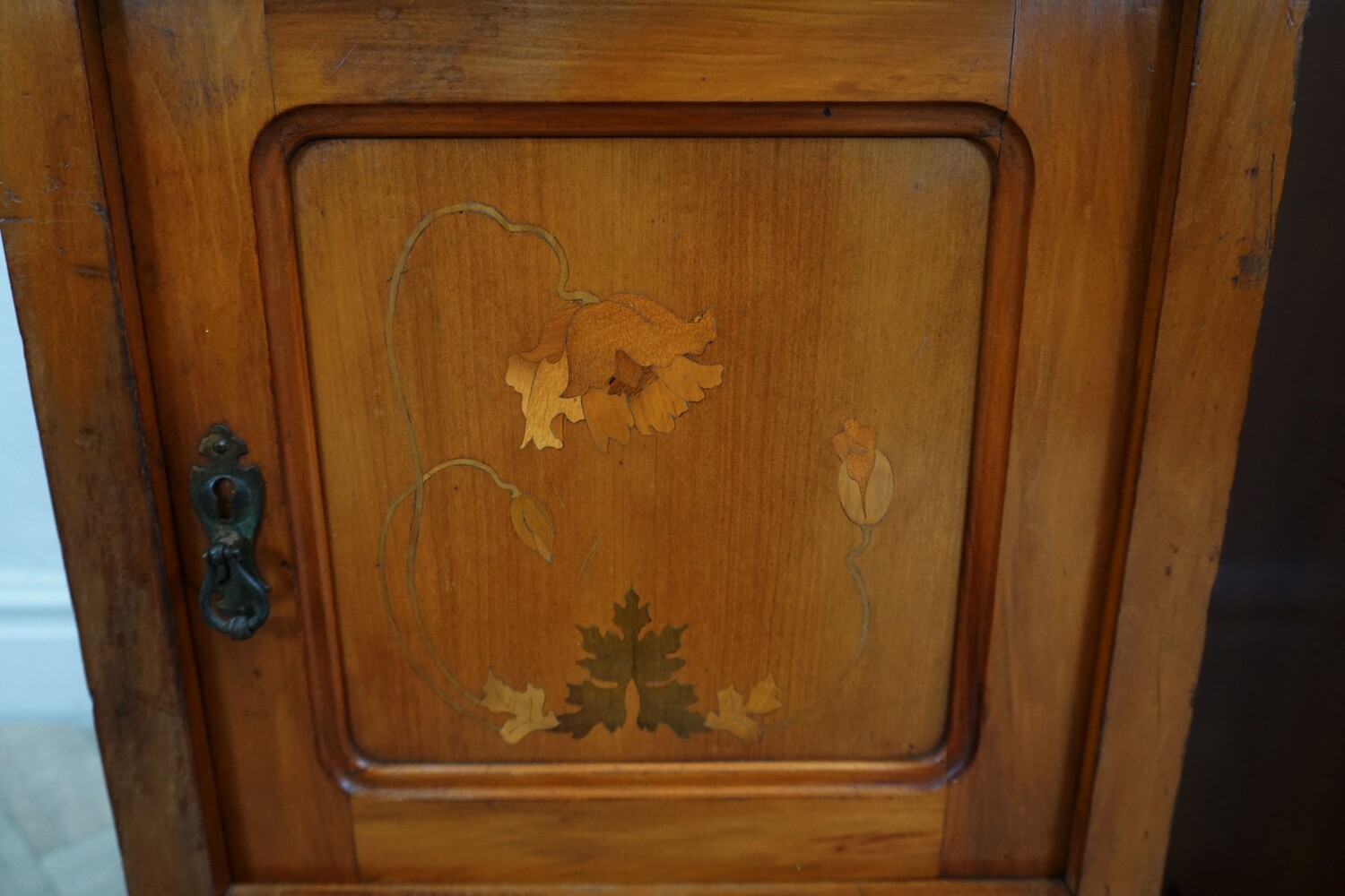 Art Nouveau bedside tablesSOLD