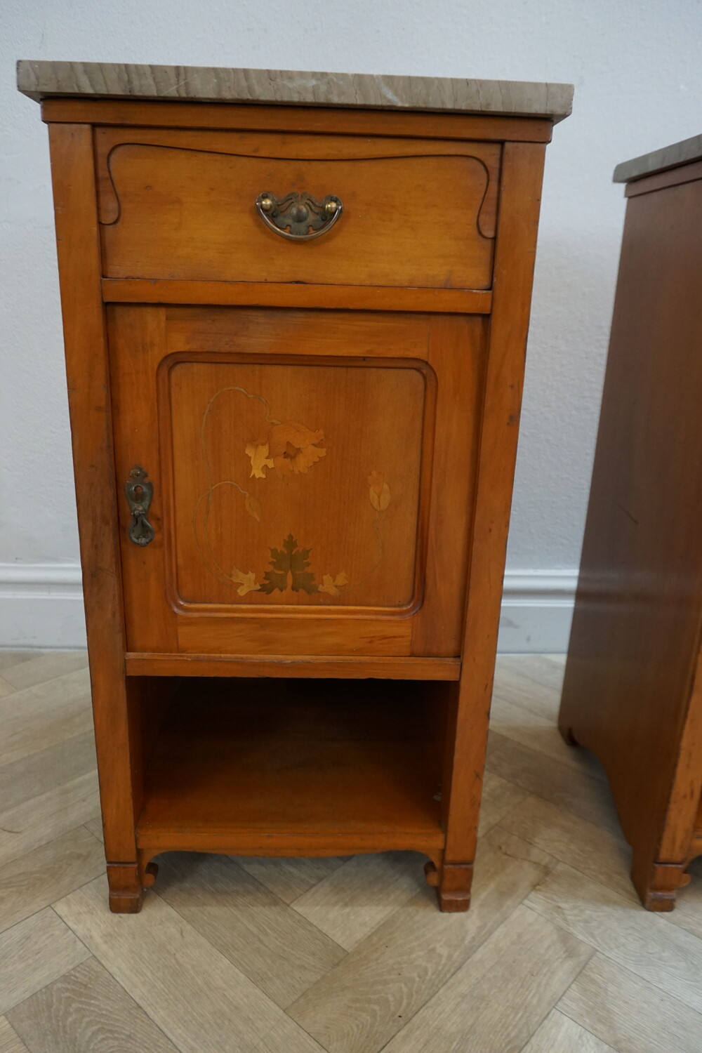 Art Nouveau bedside tablesSOLD