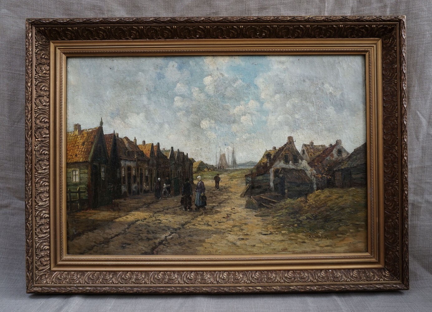 Dutch village scene