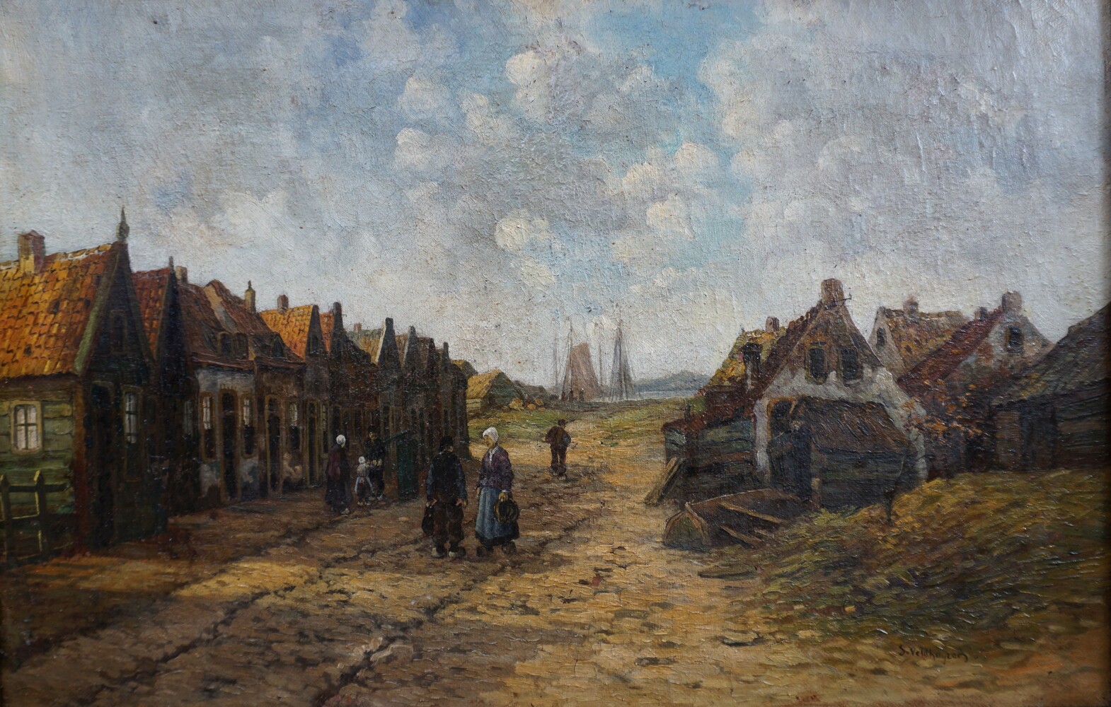 Dutch village scene