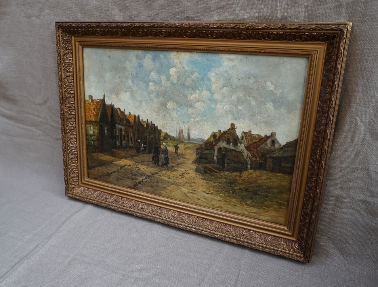 Dutch village scene