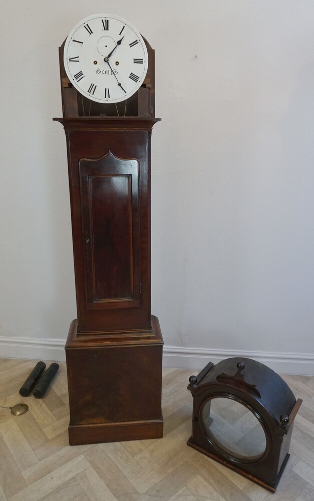 Irish longcase clockSOLD