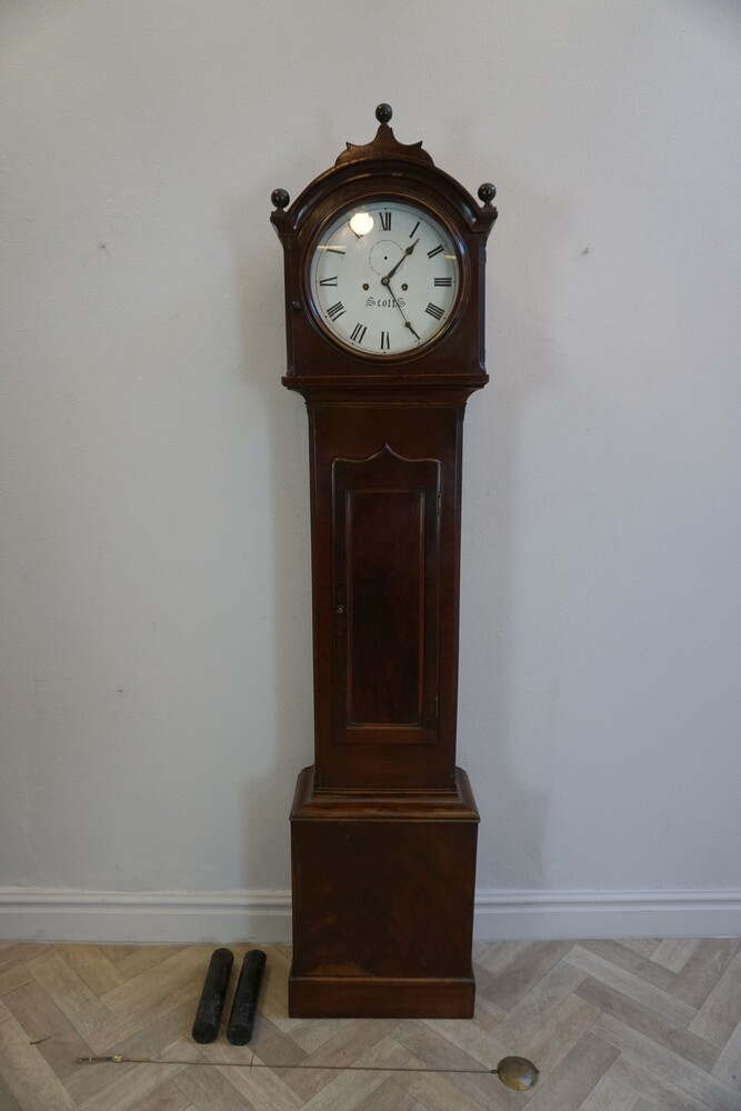 Irish longcase clockSOLD