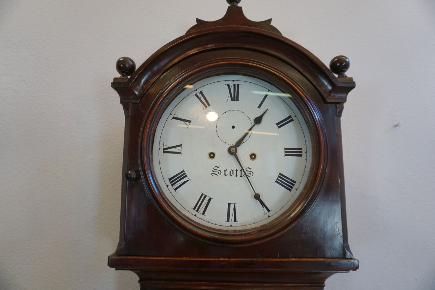 Irish longcase clockSOLD