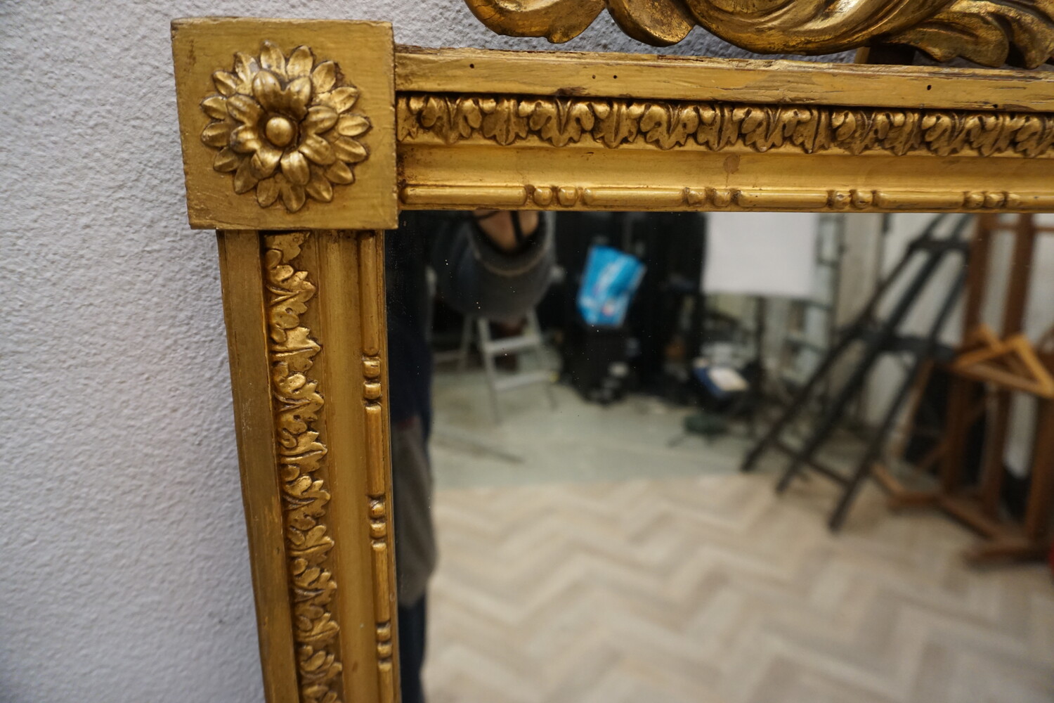 Louis  XVI Gilt mirrorSOLD