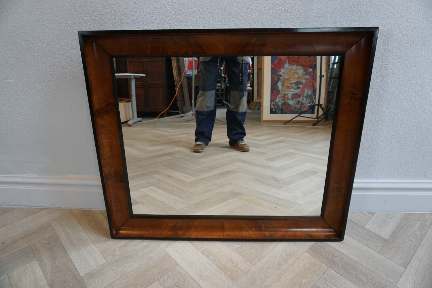 Mahogany mirror