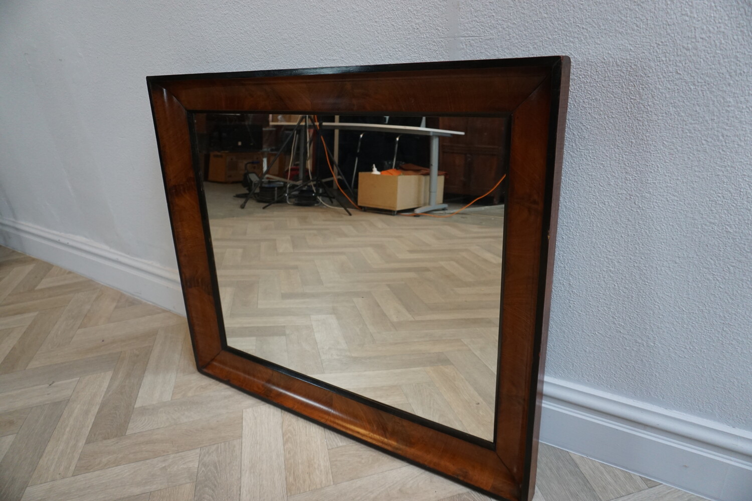 Mahogany mirror