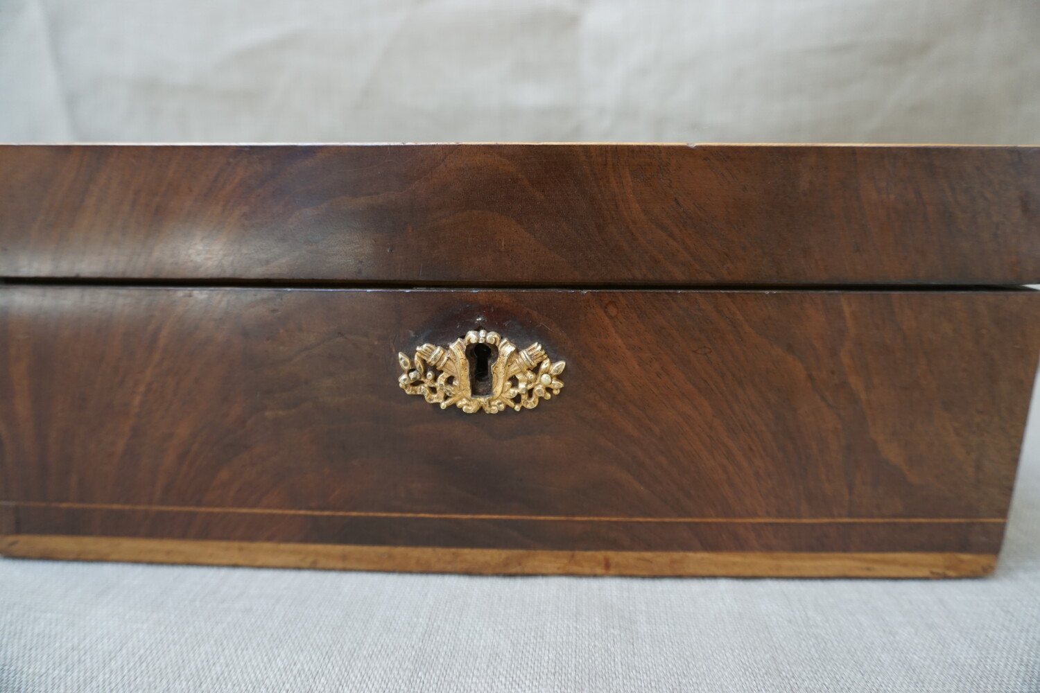 Mahogany sewing boxSOLD