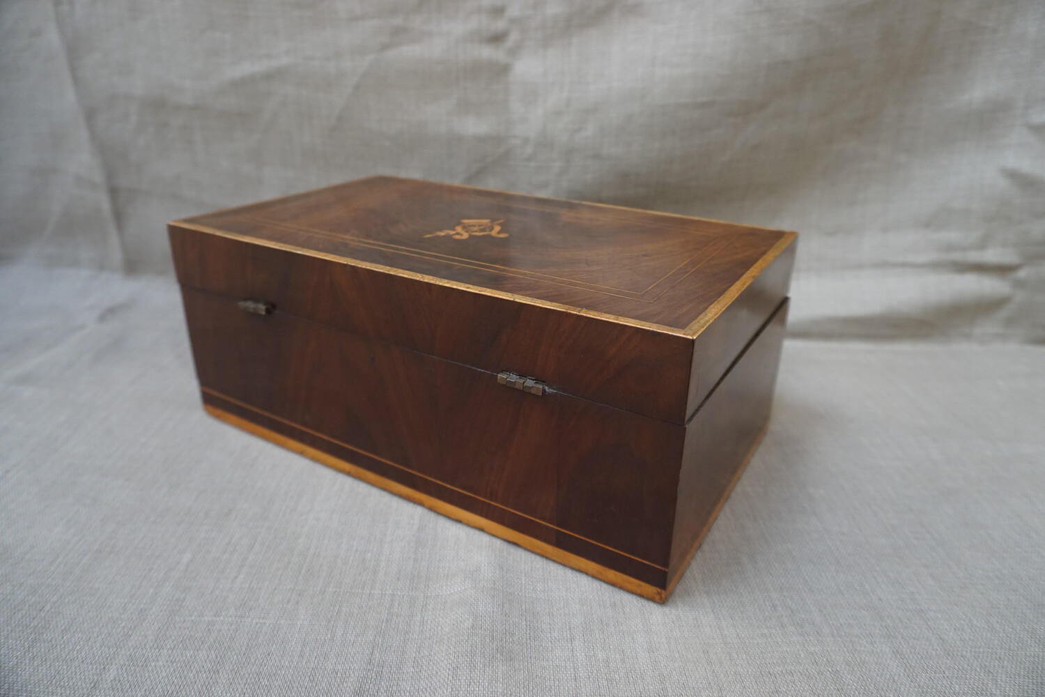 Mahogany sewing boxSOLD