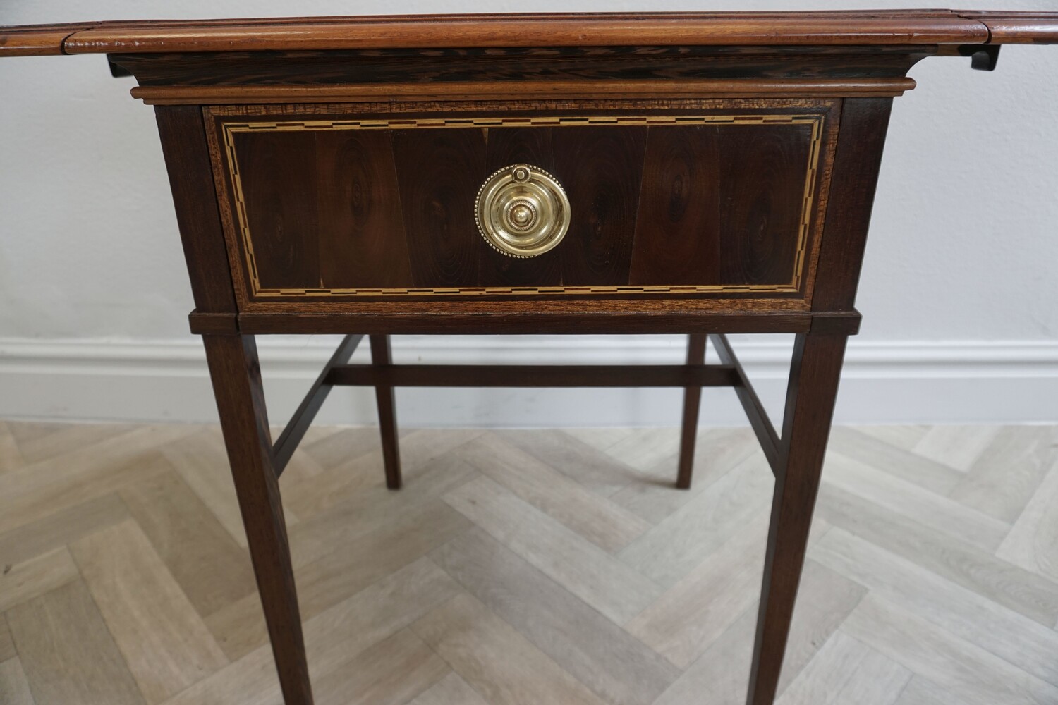 Oyster veneered pembroke tableSOLD