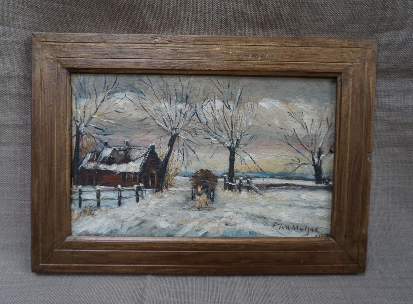 P.J.v d Meijde winter scene