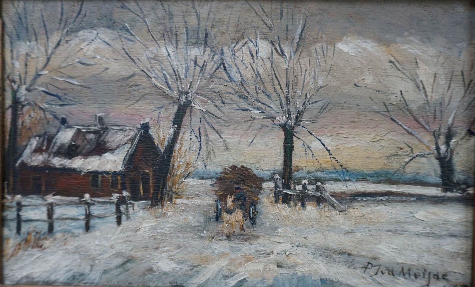 P.J.v d Meijde winter scene