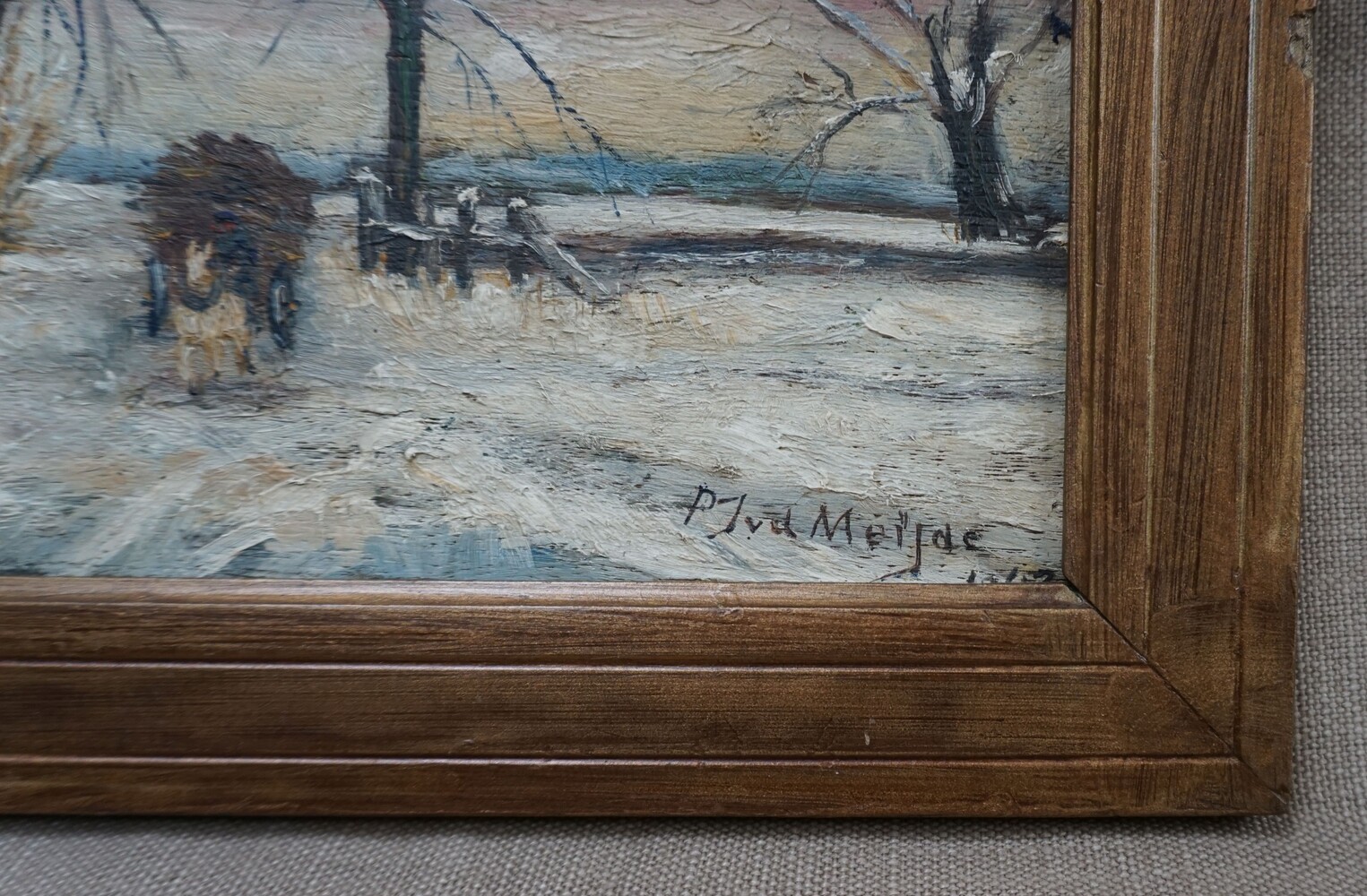 P.J.v d Meijde winter scene