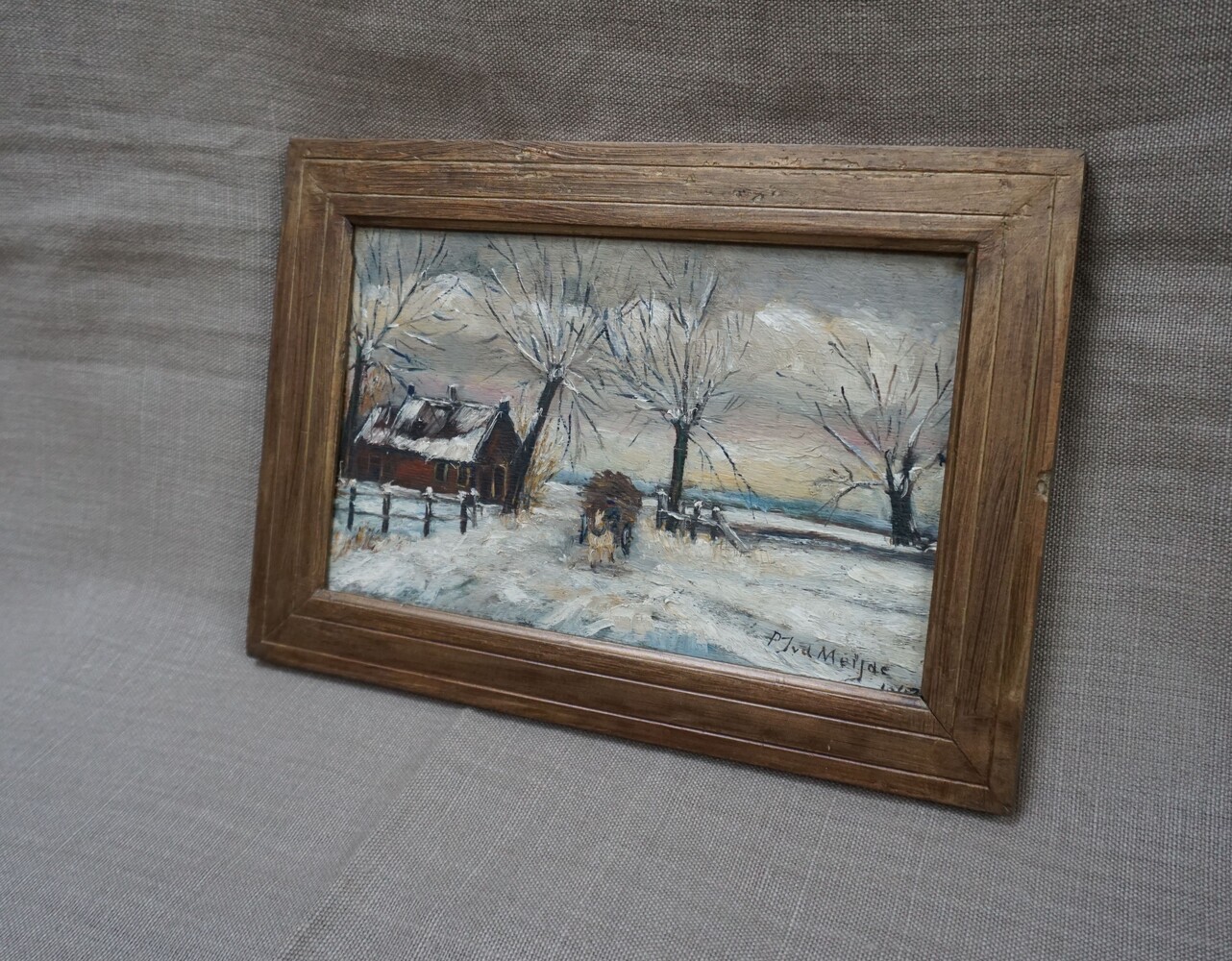 P.J.v d Meijde winter scene