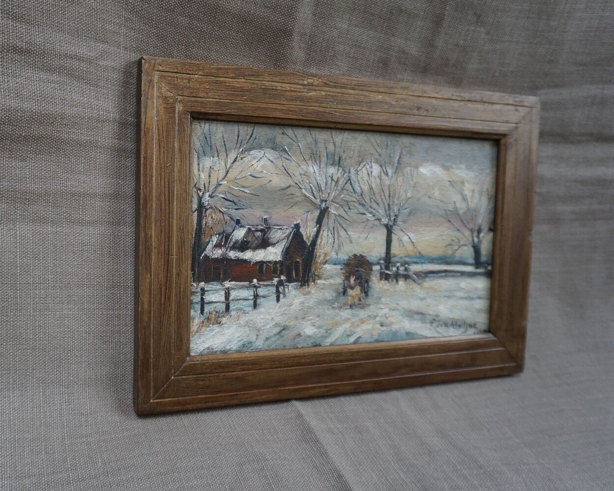 P.J.v d Meijde winter scene