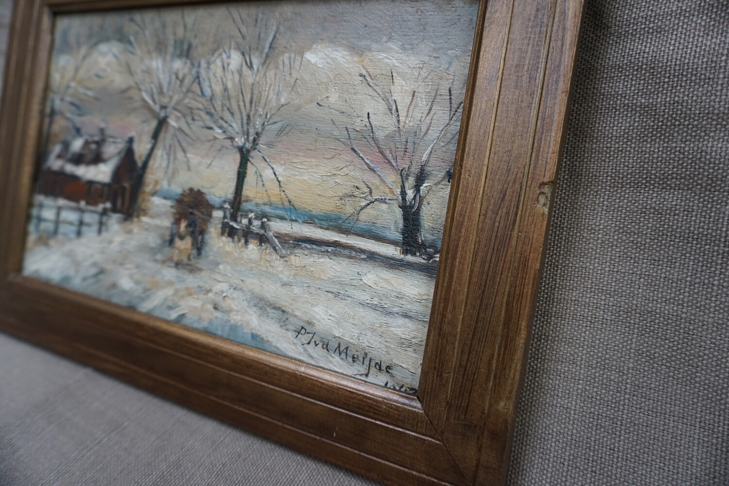 P.J.v d Meijde winter scene