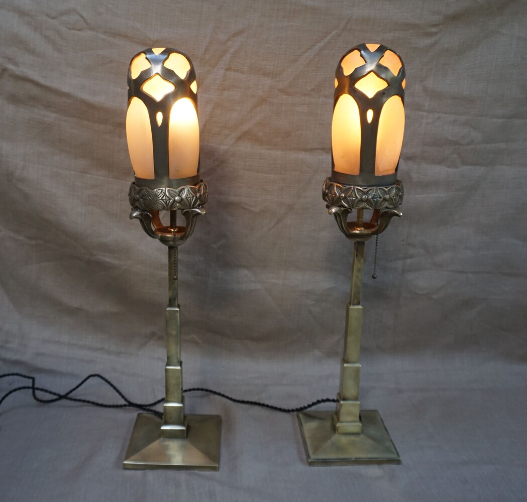 Pair of Art Deco table lampsSOLD