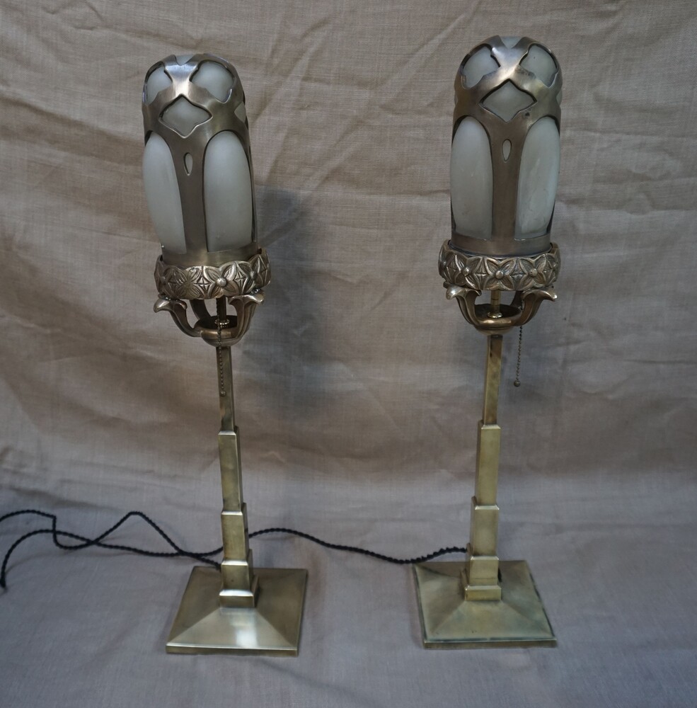 Pair of Art Deco table lampsSOLD