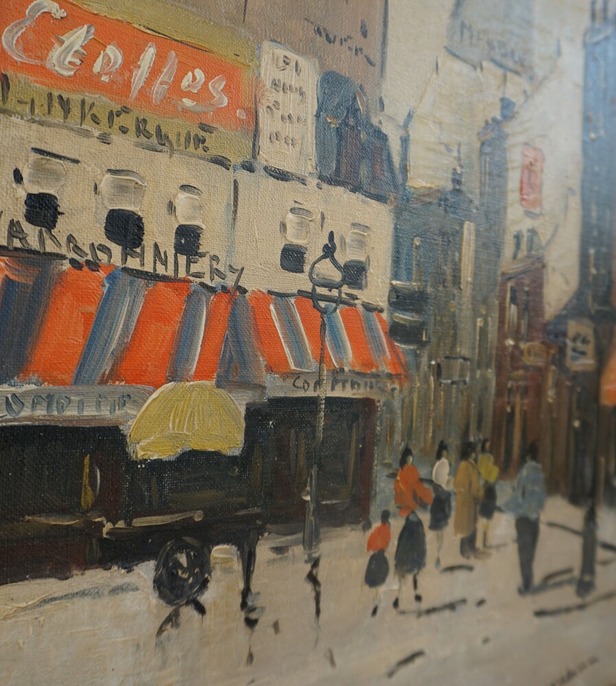 Paris street scene J. kelderman (1914-1990)