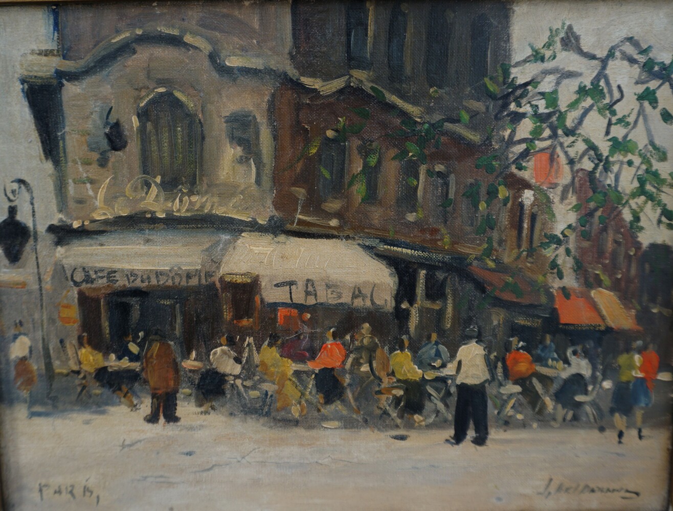 Paris Street Scene J. Kelderman (1914-1990)