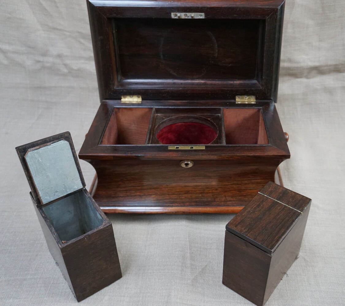 Rosewood Tea caddy