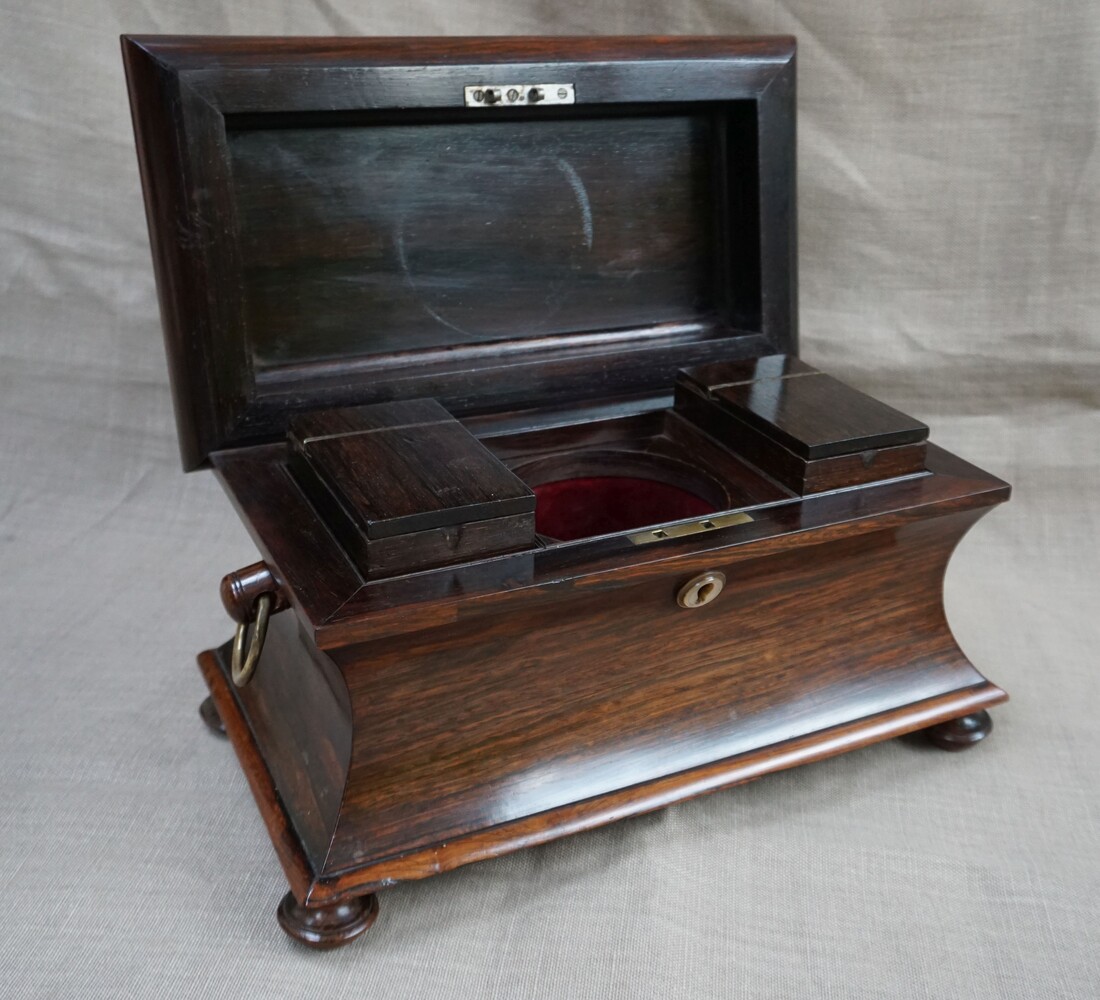 Rosewood Tea caddy