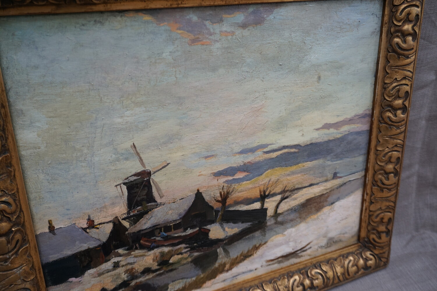 Snowy Dutch landscapeSOLD