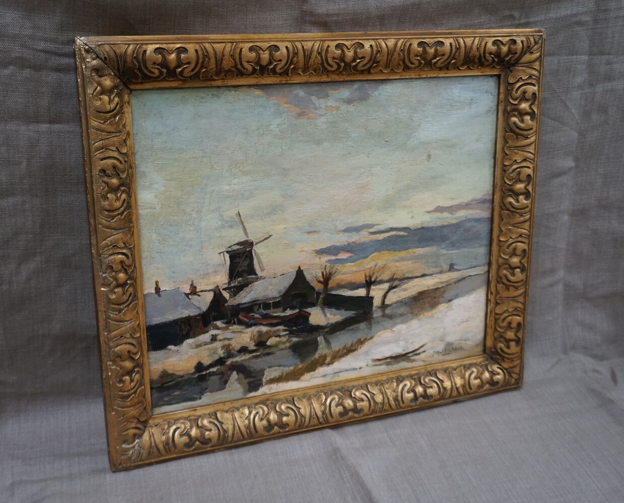 Snowy Dutch landscapeSOLD